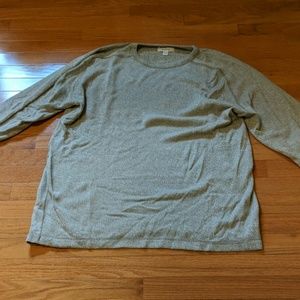 Field & Stream beige and cream tweed sweater